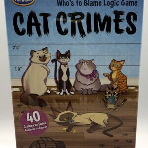 Cat Crimes Who's To Blame Logic Game Thinkfun